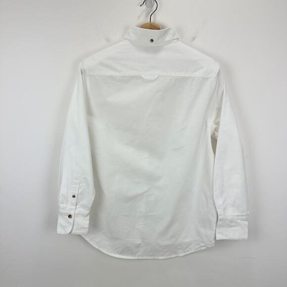 Madewell Oversized Button Up Shirt Oxford White Classic Minimalist Womens XS NWT - Picture 9 of 10
